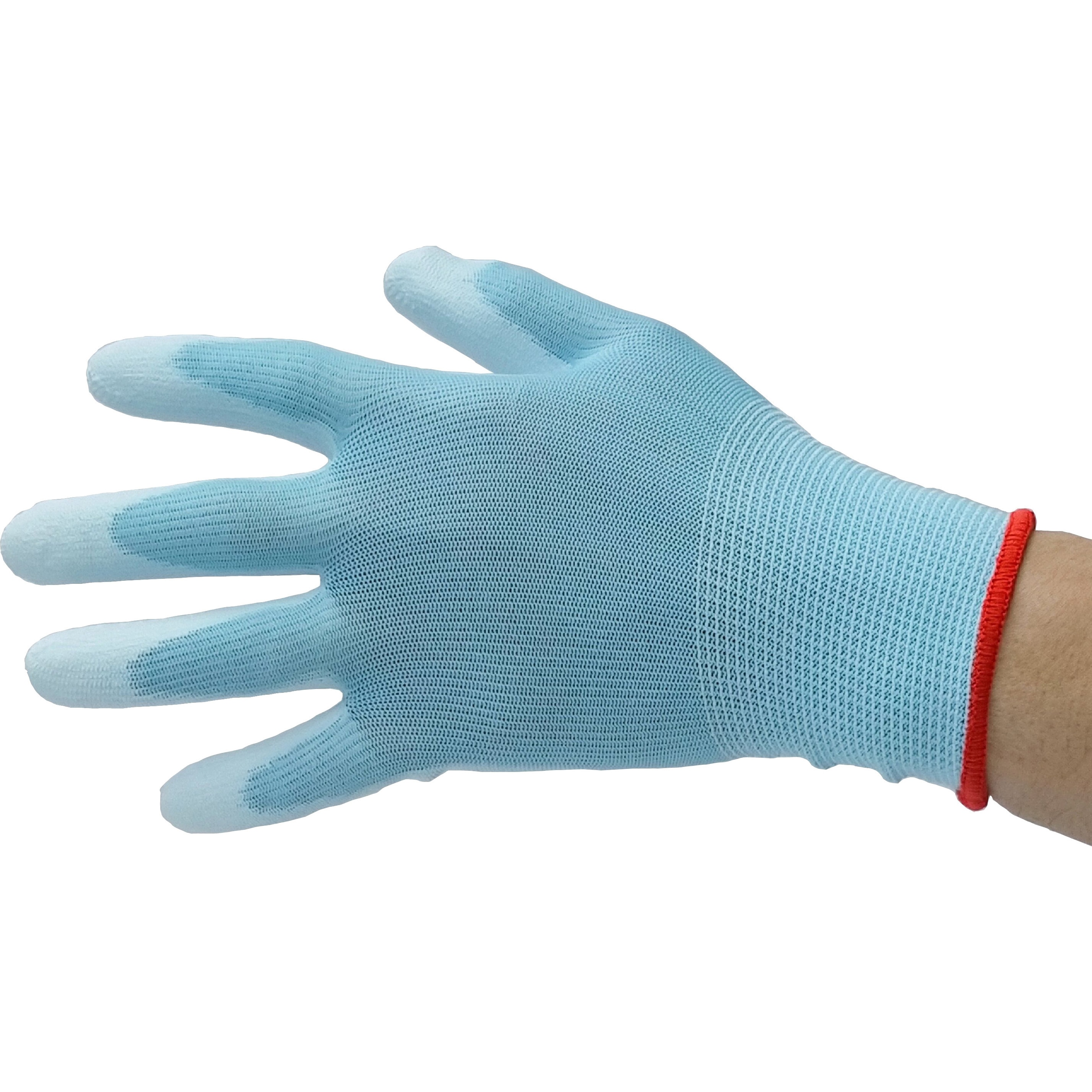 5322 ウレタンメガ ブルー 10P 天牛(富士手袋工業) サイズS 1袋(10双