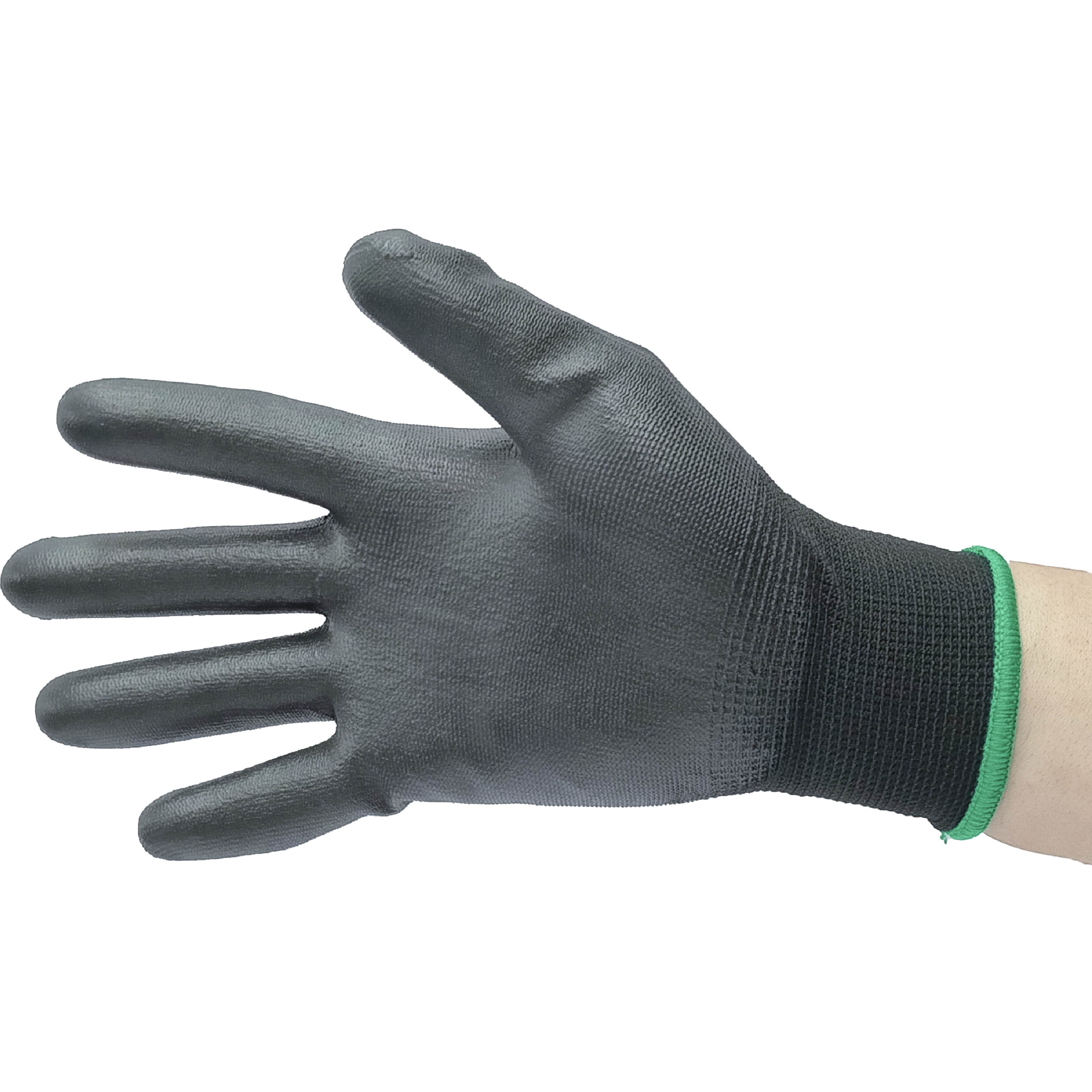 美品 Tecnifibre 硬式　袋付　交渉可 5327 ウレタンメガ 黒 10P 天牛(富士手袋工業) 13ゲージ サイズM 1袋