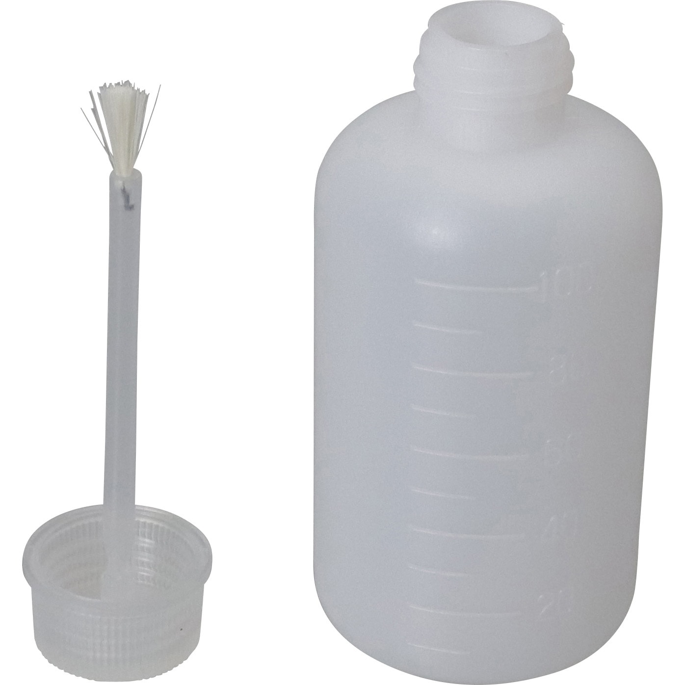 11665 筆付き容器 インダストリーコーワ 容量100mL 1個 - 【通販