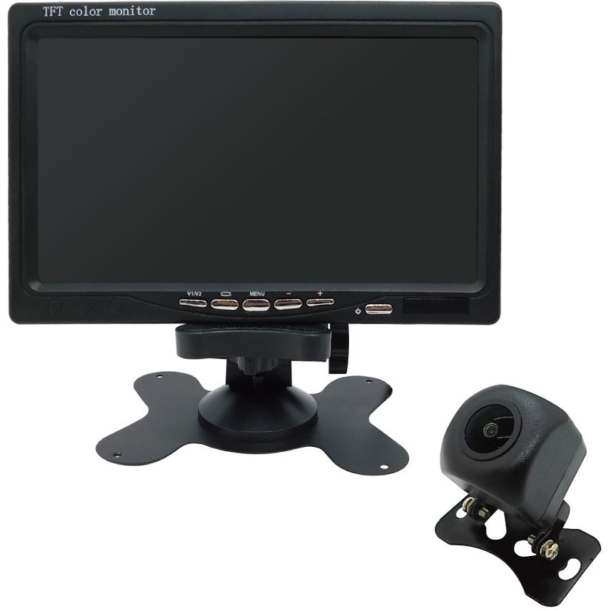 SEC-S-1M720P-SD7L-C 超小型100万画素防犯カメラ1台 7インチ録画機能