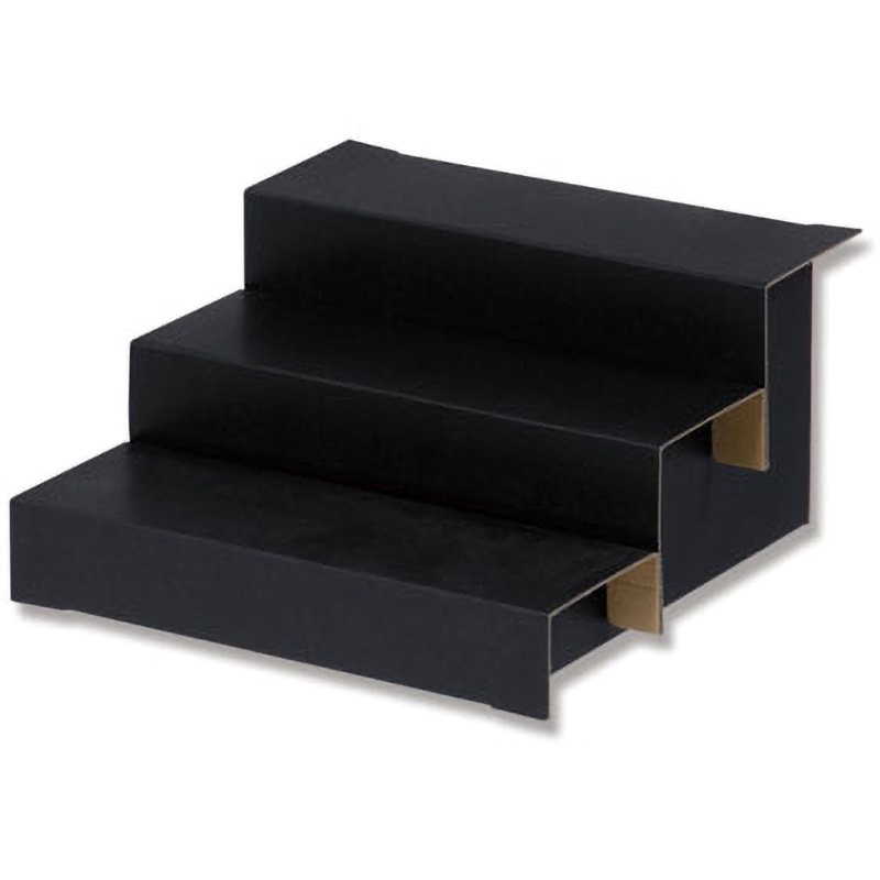 ^_^ひなとページ 10枚組　9500円 31549BLK ディスプレイ用品 ペーパーひな段 友屋 段数3 寸法W295