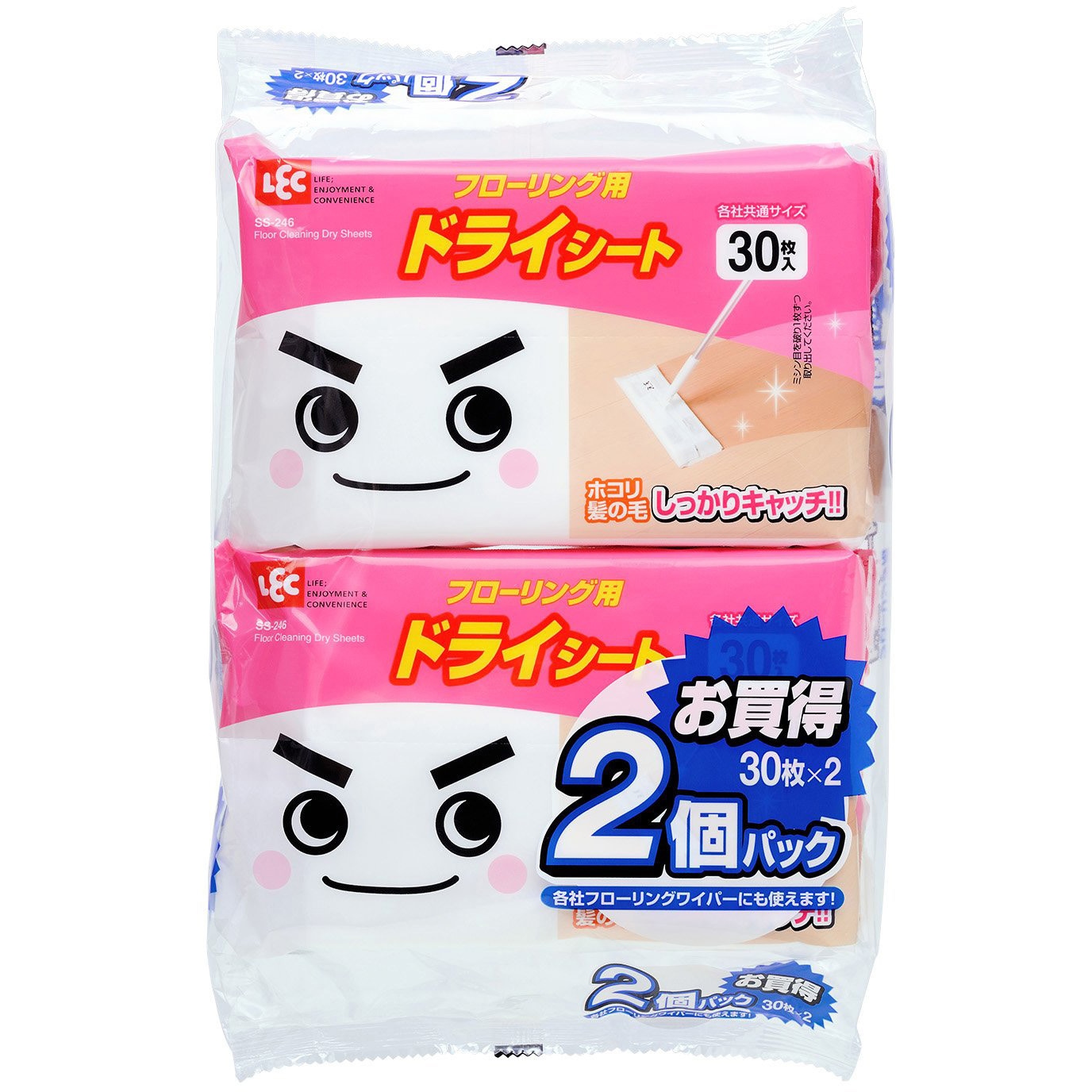 いー様確認用 まとめ)レック 激落ち立体ドライシート20枚〔×30セット〕
