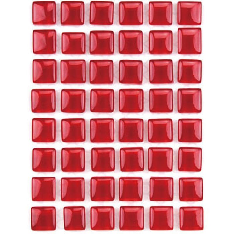 MKG-1001 ガラスモザイクタイル ミキ バーミリオン色 1枚 MKG-1001