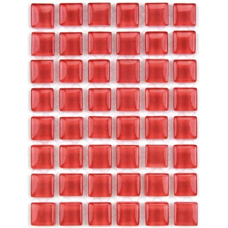 MKG-1006 ガラスモザイクタイル ミキ デザートレッド色 1枚 MKG-1006