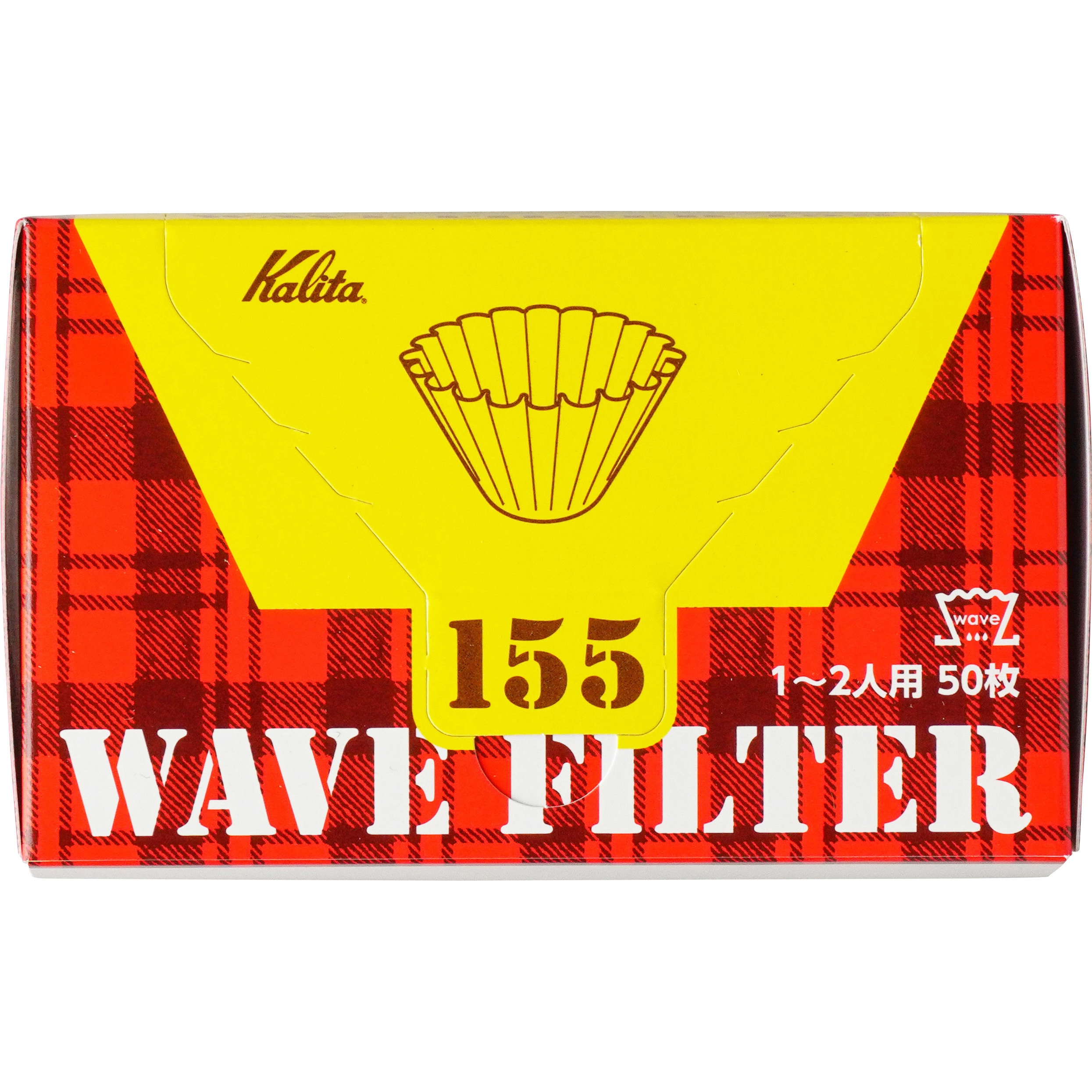 KWF-155 カリタ ウェーブ型フィルター カリタ 1箱(50枚) KWF-155 
