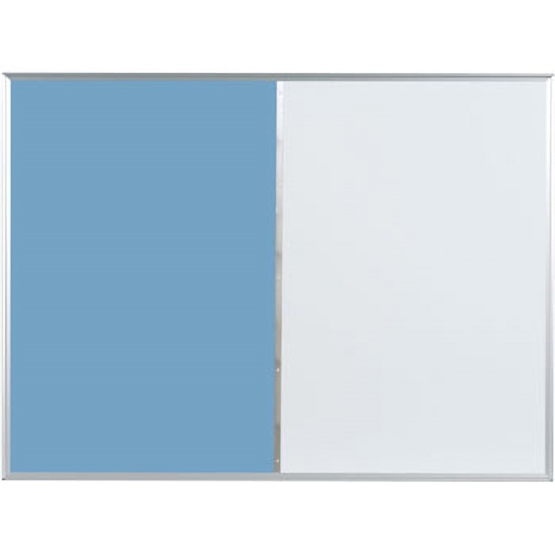 KHK34-741 コンビボード 壁掛 馬印 ブルー色 外寸法・幅1210mm外寸法・高さ910mm  KHK34-741