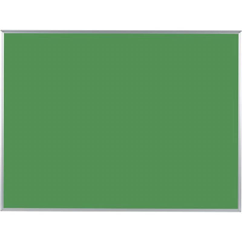 KB34-910 ツーウェイ掲示板 壁掛 馬印 グリーン色 外寸法・幅1210mm外