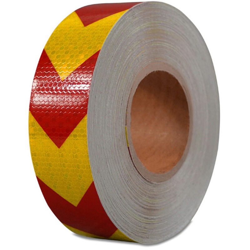 14364 高輝度反射テープ セーフラン安全用品 赤黄色