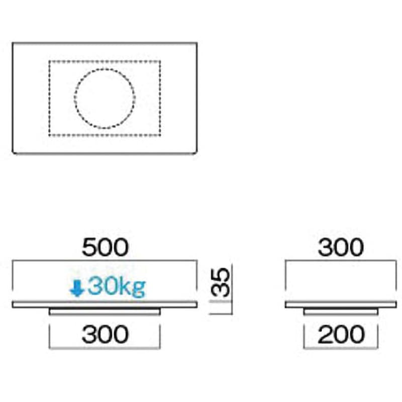 TVR-501 テレビ リモコン付き 24インチ 15～24型対応テレビ回転台 幅50cm