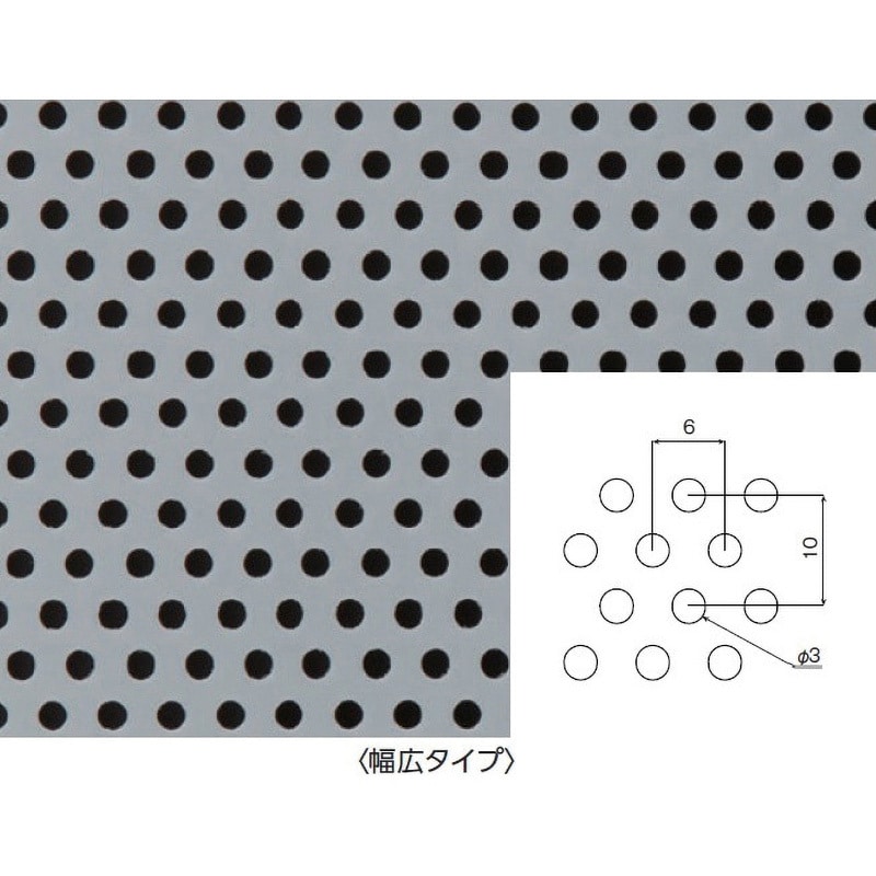 フロンケミカル フッ素樹脂(PTFE)特殊パンチングシート NR5016-001