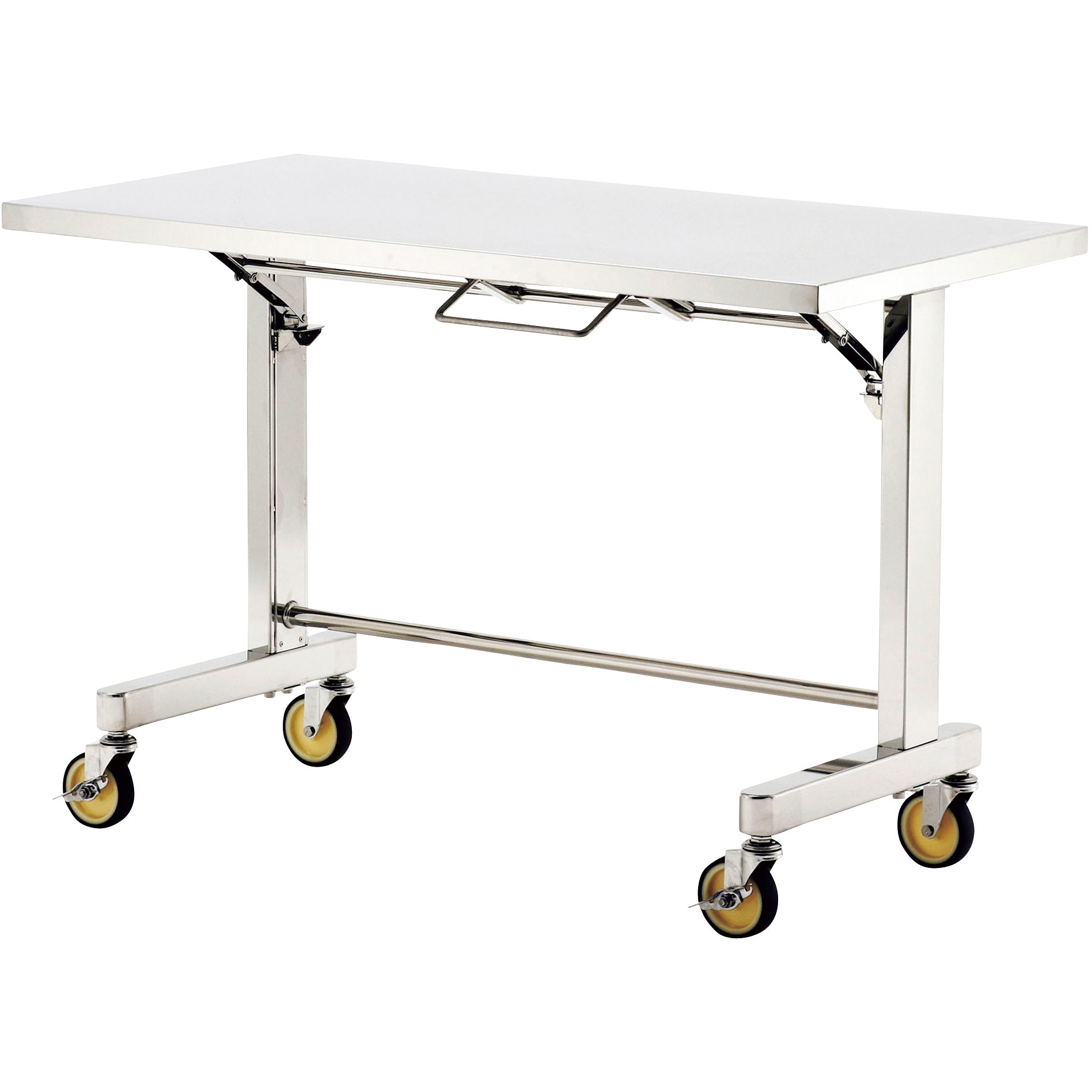 FT-S1260D 折りたたみ式ステンレス作業台 テックサス(旧：本庄厨房機器製作所) 間口1200mm奥行600mm高さ800mm  FT-S1260D