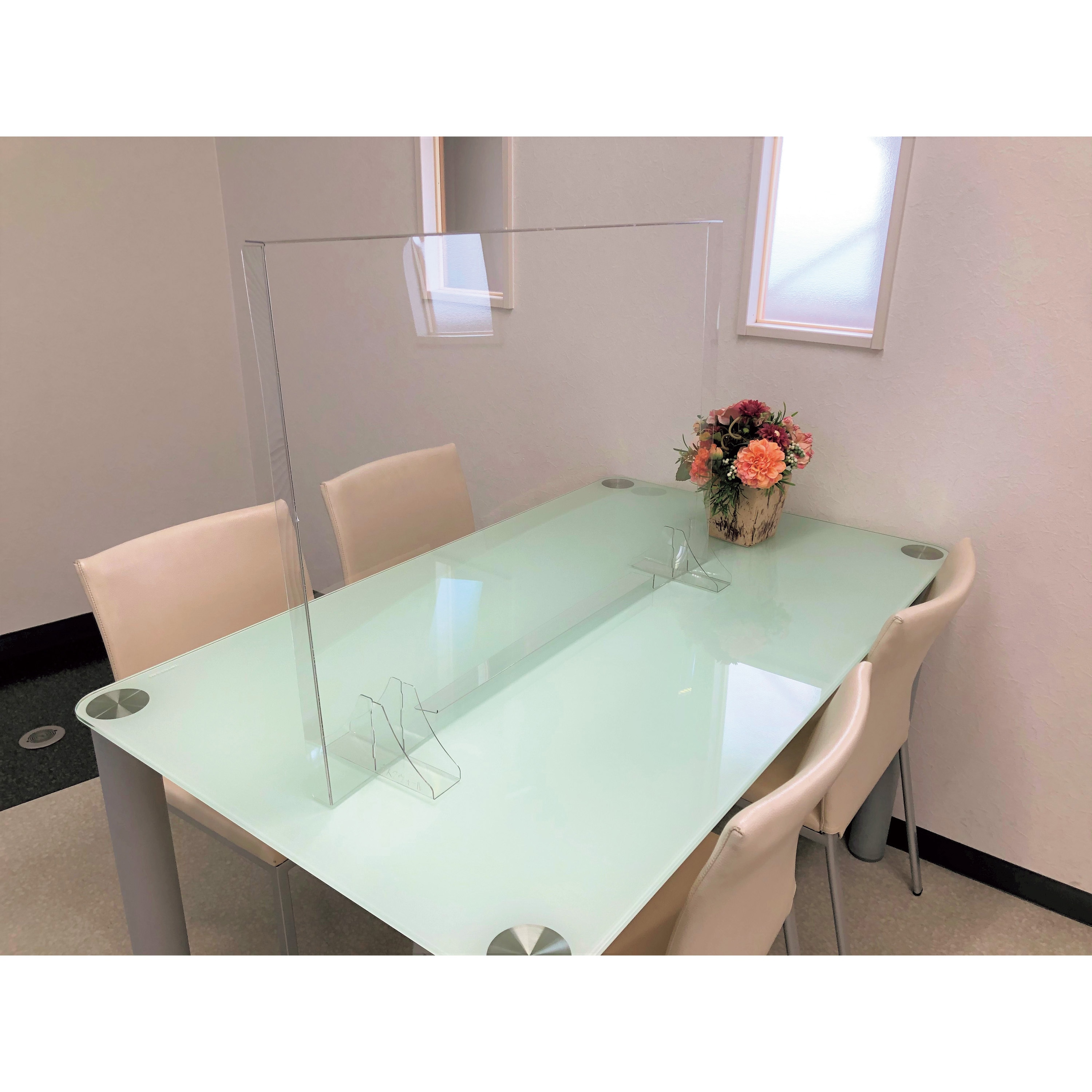 DWT4-0960M デスクウォール 第一大宮 透明色 間口920mm奥行180mm高さ600mm 1箱(5枚) DWT4-0960M