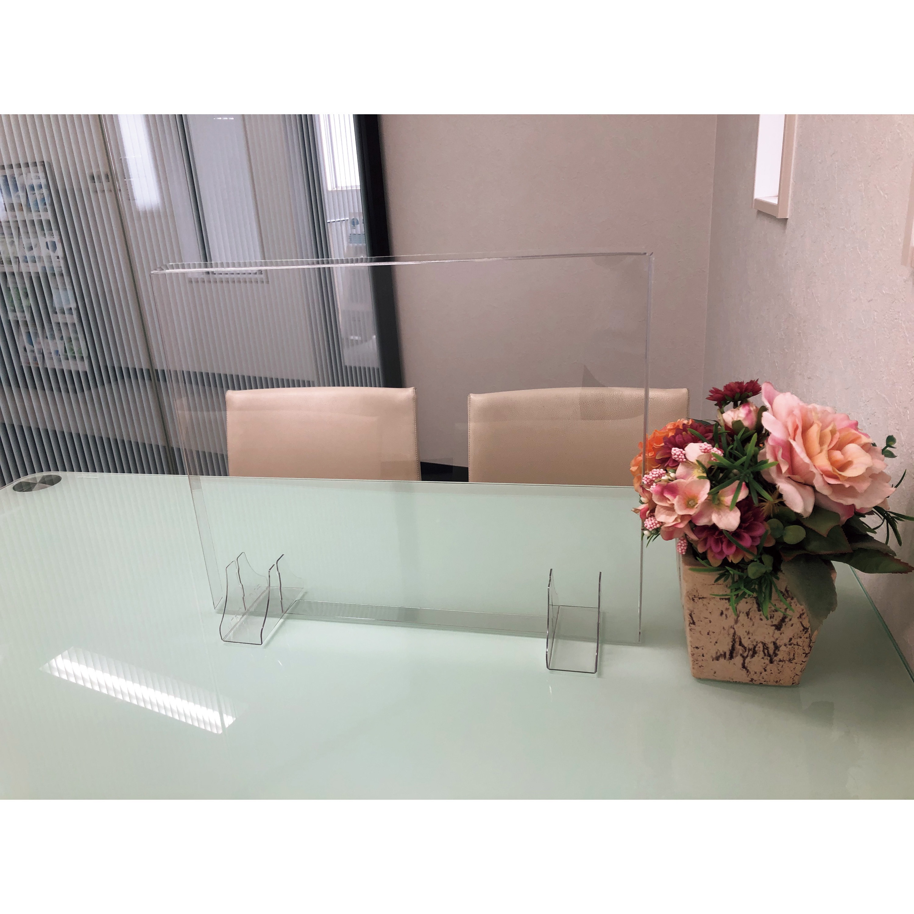 DWT4-0540S デスクウォール 第一大宮 透明色 間口500mm奥行120mm高さ400mm 1箱(10枚) DWT4-0540S