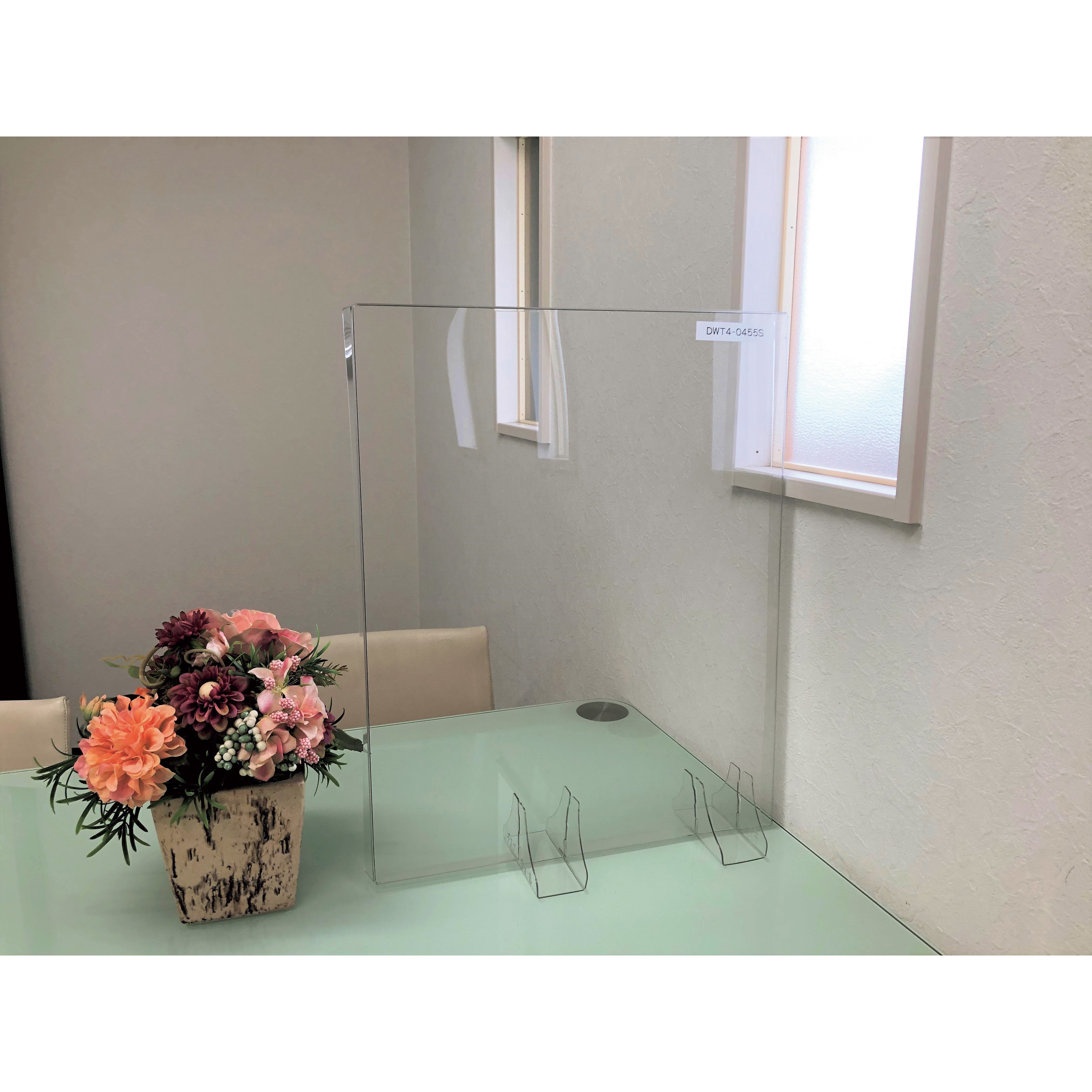 DWT4-0455S デスクウォール 第一大宮 透明色 間口435mm奥行120mm高さ550mm 1箱(10枚) DWT4-0455S