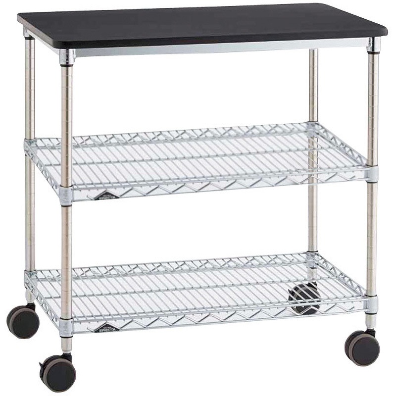 LBC-SE-MS76-BK-3 ラボワークエレクターカート 1台 ERECTA(エレクター