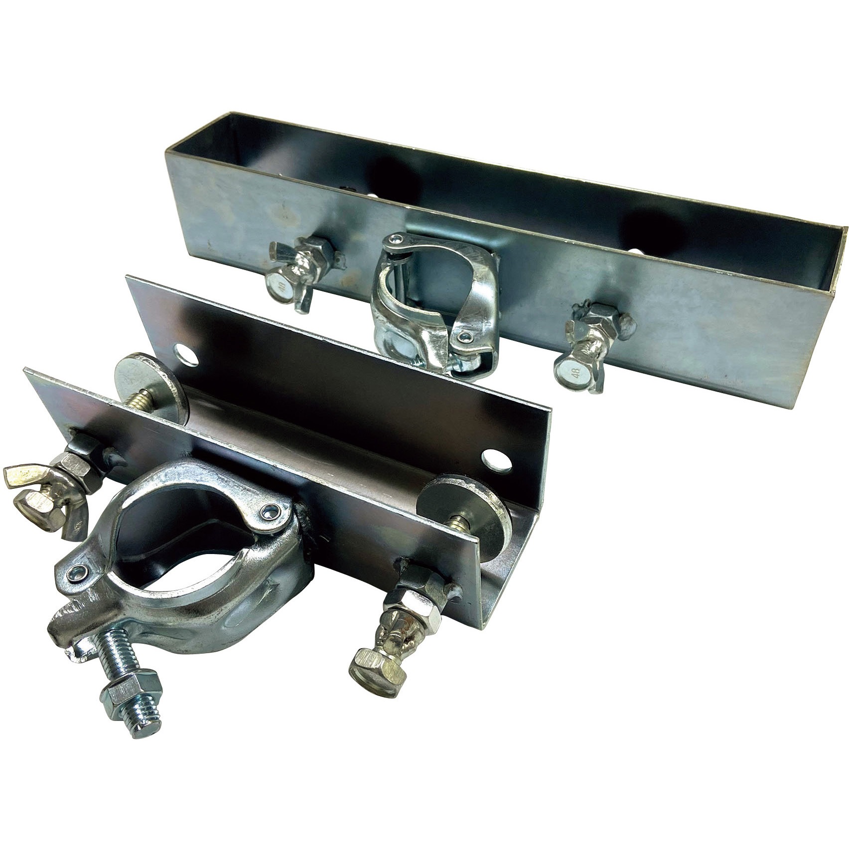 たか 1103100005 ブロー看板用単管取付金具(上下セット) 1個 グリーンクロス