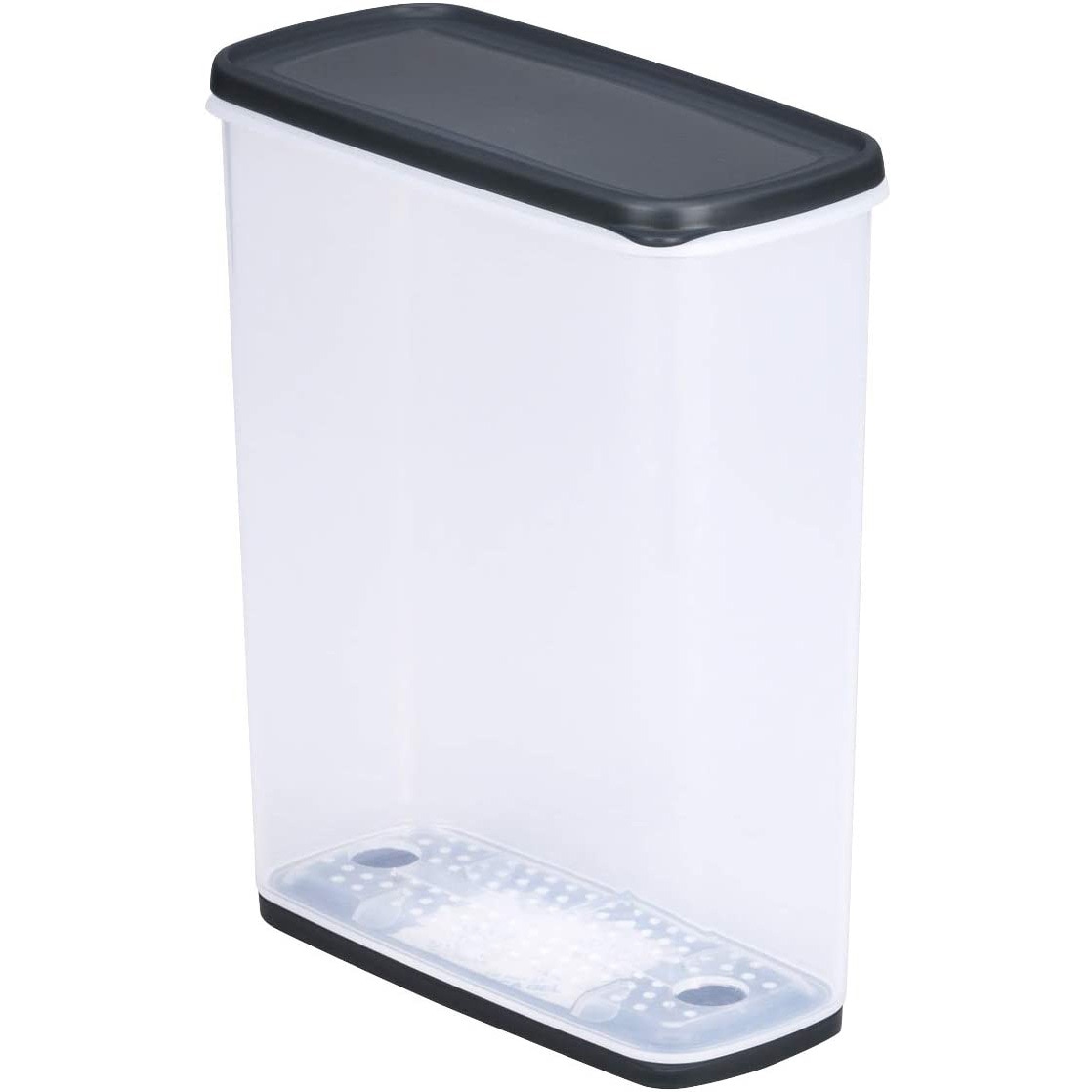 イノマタ化学 乾物ストッカー 4L クリアブラック 1214 イノマタ化学 乾物ストッカー 4L クリアブラック 1214 保存