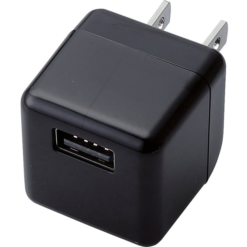 AVA-ACUBN003BK スマホ充電器 AC充電器 1.8A出力 USB×1ポート 急速