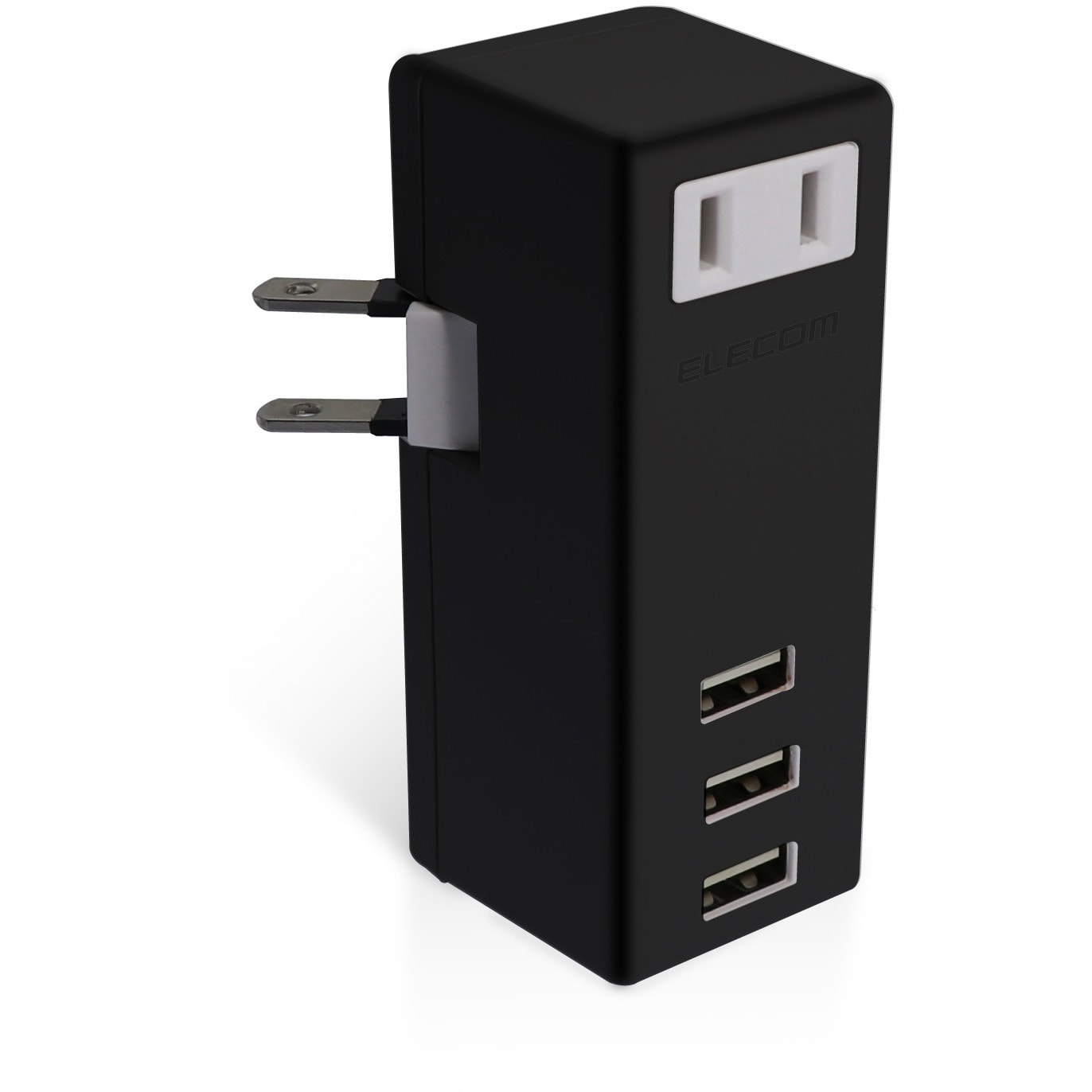 MOT-U04-2132BK USB付 電源タップ USBポート 合計2.1A AC×1個口 MOT-U04-2132BK USB付 電源タップ USBポート 合計2.1A AC×1個口