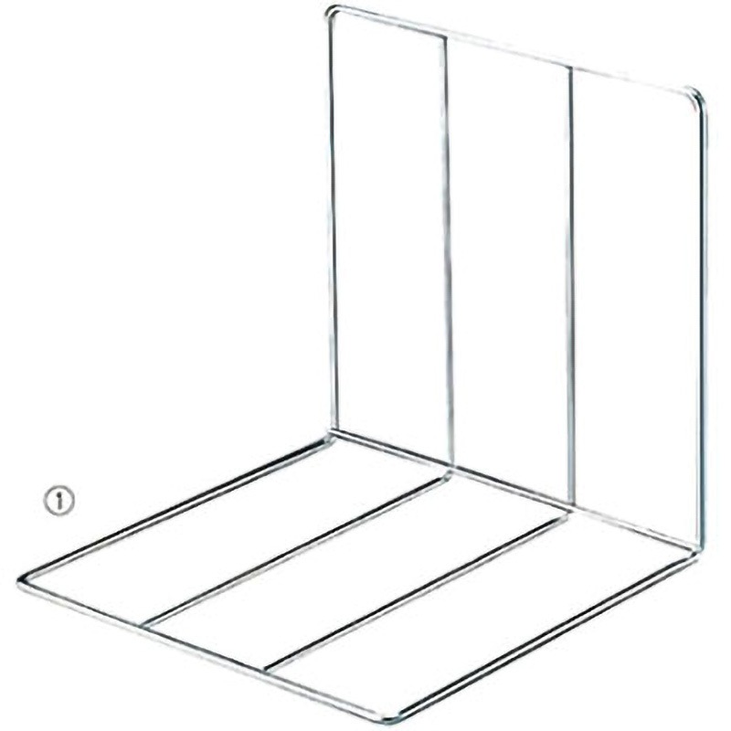 61-38-17-3 鉄線仕切り(5個組) アズワン スチール製 クロームメッキ 30×30×60cm Φ6mmサイズ  61-38-17-3店舗什器