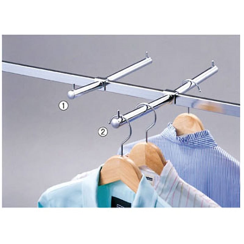 61-45-15-1 フェイスアウトハンガー ダブル 1本 アズワン 【通販