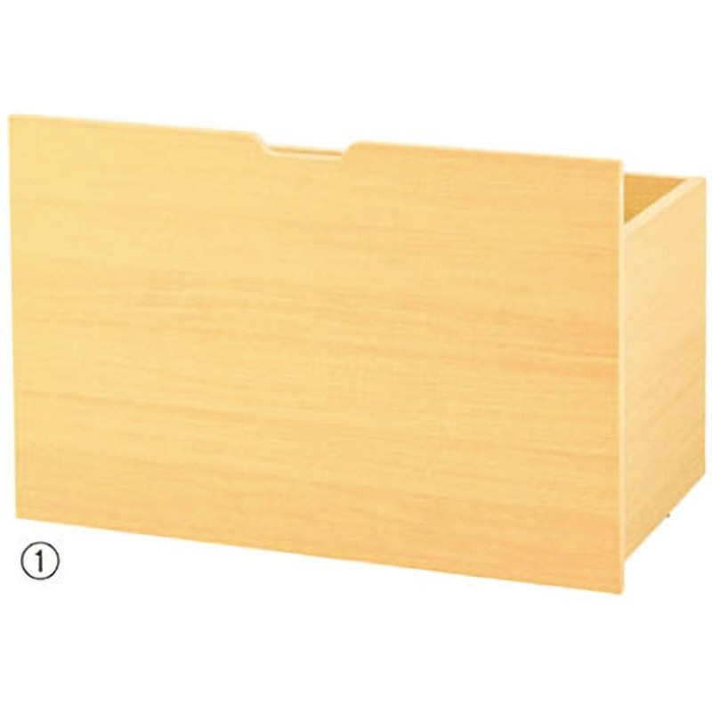 61-90-10-1 収納トロッコ アズワン W85×D44×H57cm 収納内寸サイズ  61-90-10-1