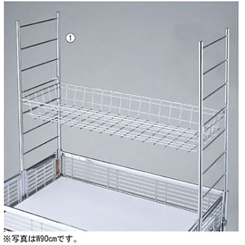 61-111-6-1 中折れワゴン用上置きカゴセット W120cm用 1セット アズワン 【通販モノタロウ】 17,885円