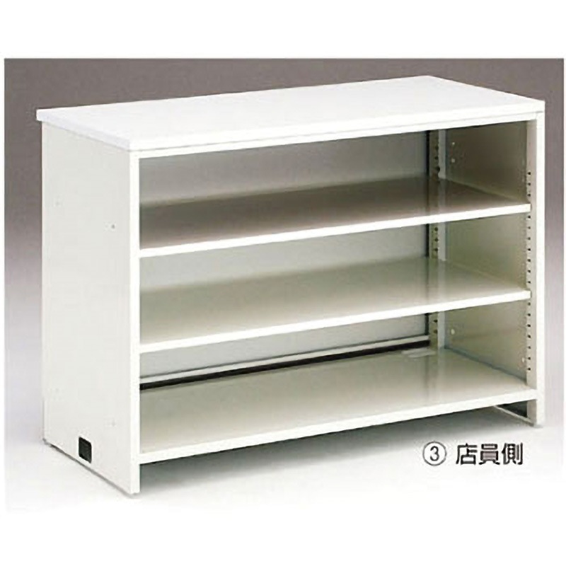 61-145-8-1 スチール製カウンター ノーマル・棚板タイプ アズワン 種別W60cm 61-145-8-1