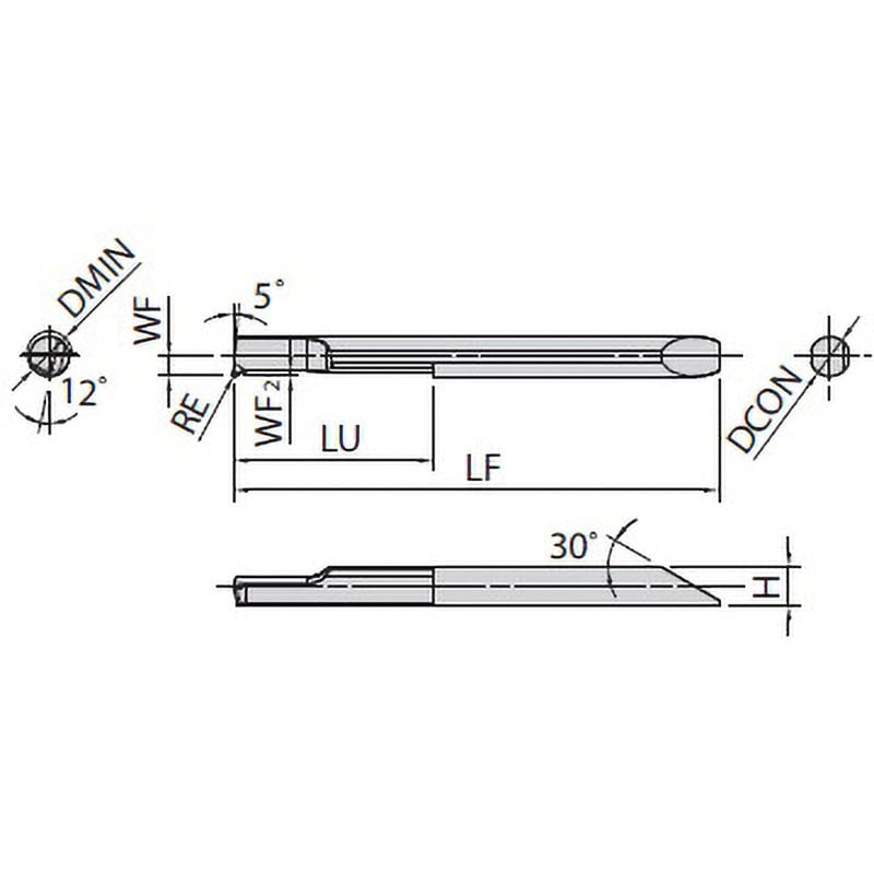 EZBR045040ST-015F PR1225 EZバー チップ EZB-ST Fブレーカ(小内径加工用 標準タイプ・右勝手) 京セラ  コーナーR0.15(±0.02)mm EZBR045040ST-015F PR1225 - 【通販モノタロウ】