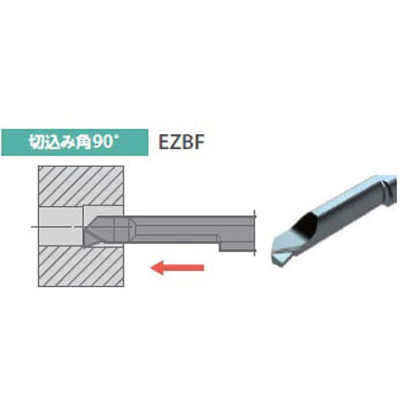 EZBFR060060-015 PR1225 EZバー チップ EZBF(内径旋削 切込み角90°・右