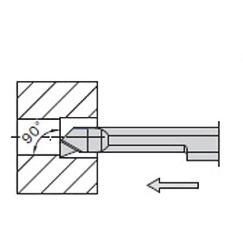 EZBFR060060-015 PR1225 EZバー チップ EZBF(内径旋削 切込み角90°・右