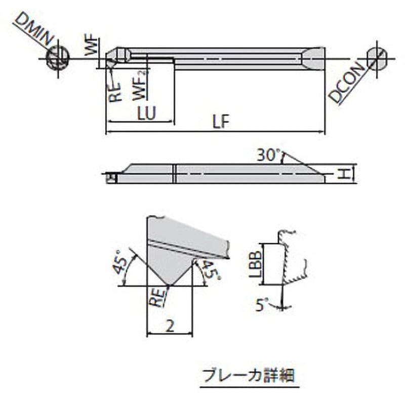 EZBCR050050-020-15 PR1225 EZバー チップ EZBC(内径旋削 45 EZBCR050050-020-15 PR1225 EZバー チップ EZBC(内径旋削 45