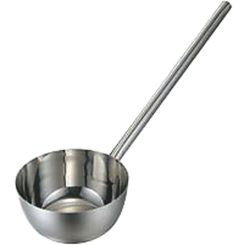 18-8パイプ柄ひしゃく  柄25cm 神子島製作所(桃印) 容量2.8L