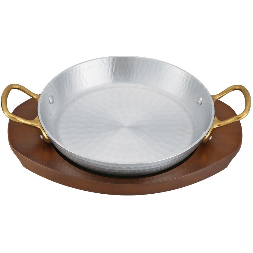 アルミパエリア 両手 ナカオアルミ サイズ21cm