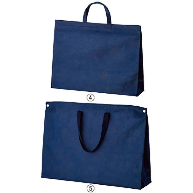 61-315-8-9 不織布バッグ 紺 アズワン 底ボール紙付き 寸法53×12×40cm 1セット(100枚) 61-315-8-9 45,200円