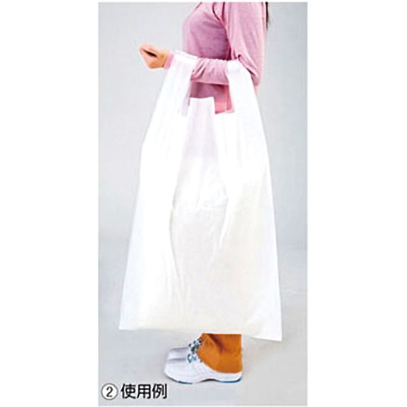 61-317-3-6 ジャンボバッグ 白無地 3L アズワン 1セット(500枚) 61-317-3-6 36,200円