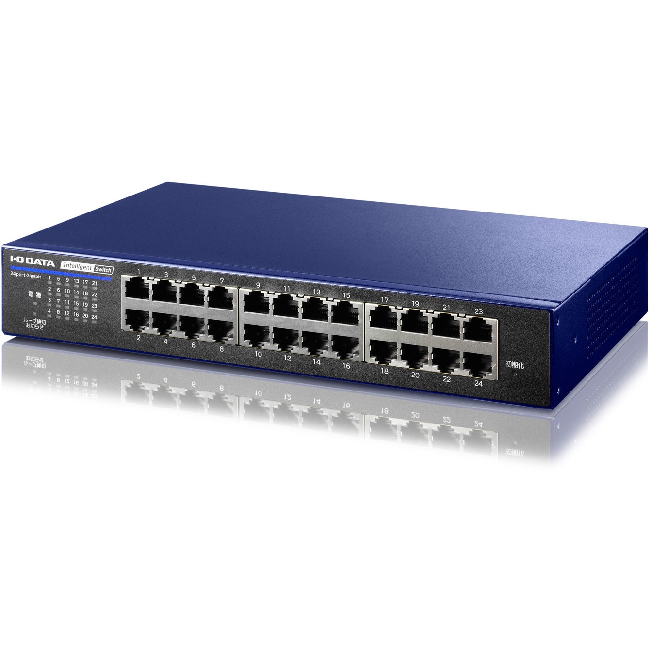 IEEE802.1X認証対応L2インテリジェントスイッチ I ・O DATA(アイ・オー