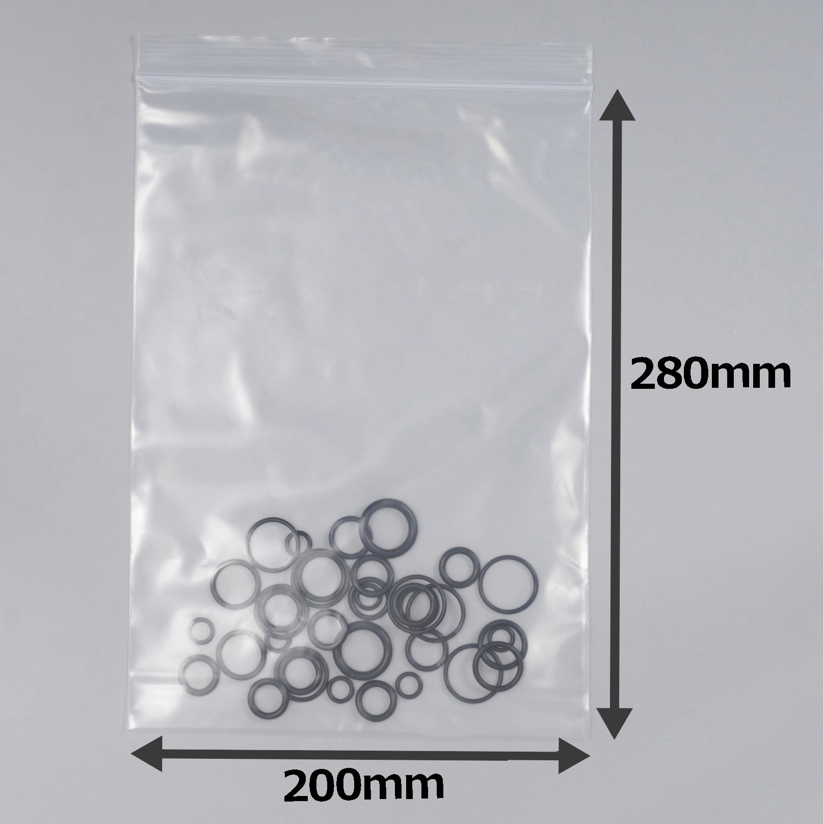 8I チャック付き袋 厚み0.08mm 1パック(100枚) モノタロウ