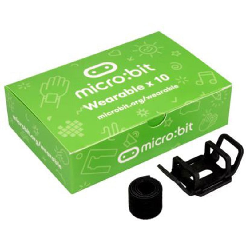 MEFWPK10V1 MicroBit マイクロビットウェアラブルアクセサリ-10個入り 
