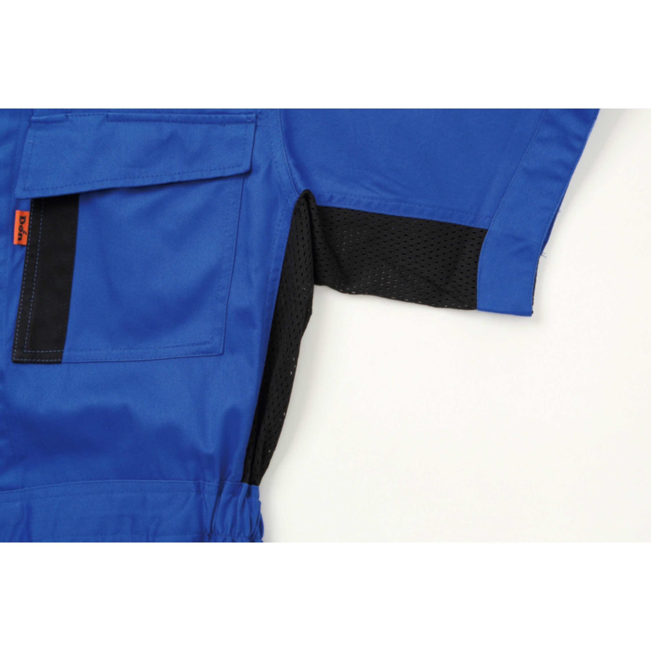 545 半袖ツナギ服 DON(ヤマタカ) 吸汗・速乾機能 ブルー色 サイズ4L