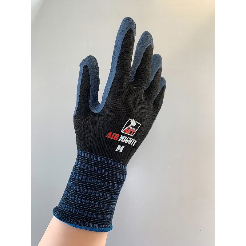 GN700 エアマイティマイクロゴム背抜き手袋 WORLD STAR ナイロン