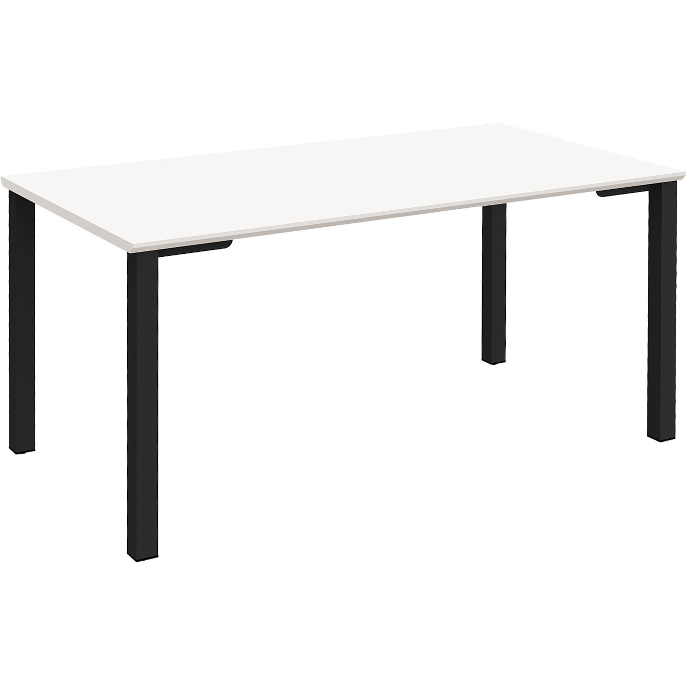 TASテーブル キャスター仕様 1580 ナチュラル/ブラック Y2K (65-9544-99)