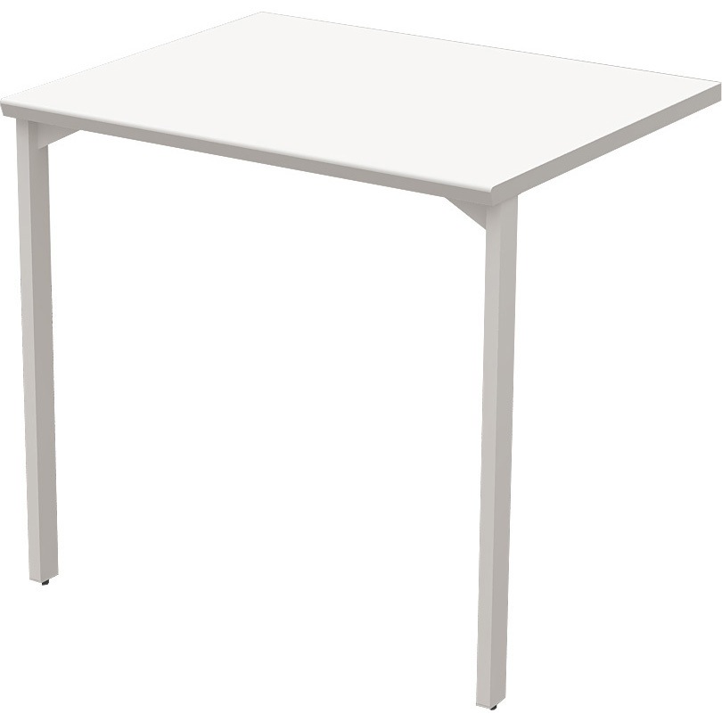 HCD-0860-WH ハイカウンター用 オプションデスク(スチール、木製兼用) Y2K 高さ700mm幅744mm奥行600mm  HCD-0860-WH