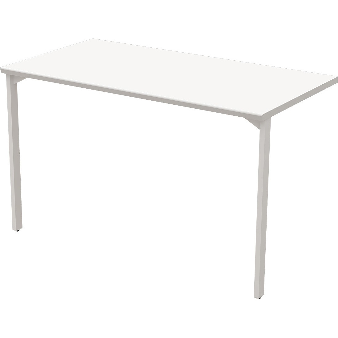 HCD-1260-WH ハイカウンター用 オプションデスク(スチール、木製兼用) Y2K 高さ700mm幅1144mm奥行600mm  HCD-1260-WH