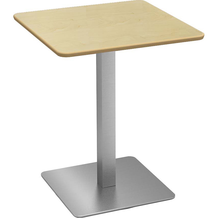 CTTS-60S-NA カフェテーブル  60cm 角 ステンレス角脚 Y2K 高さ720mm  CTTS-60S-NA