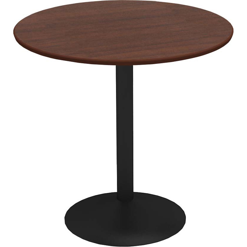 カフェテーブル 75cm 丸 スチール丸脚ブラック Y2K 食堂用テーブル