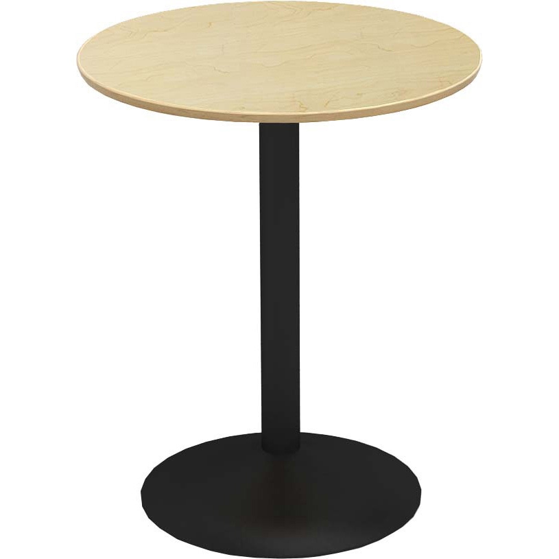 カフェテーブル 60cm 丸 スチール丸脚ブラック Y2K 食堂用テーブル