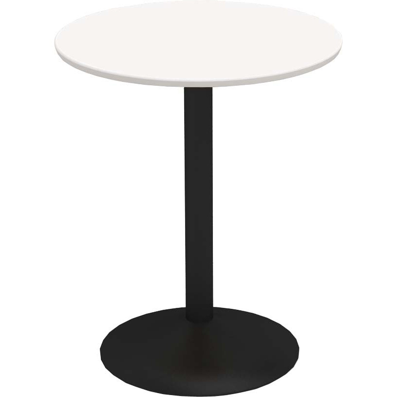 カフェテーブル 60cm 丸 スチール丸脚ブラック Y2K 食堂用テーブル