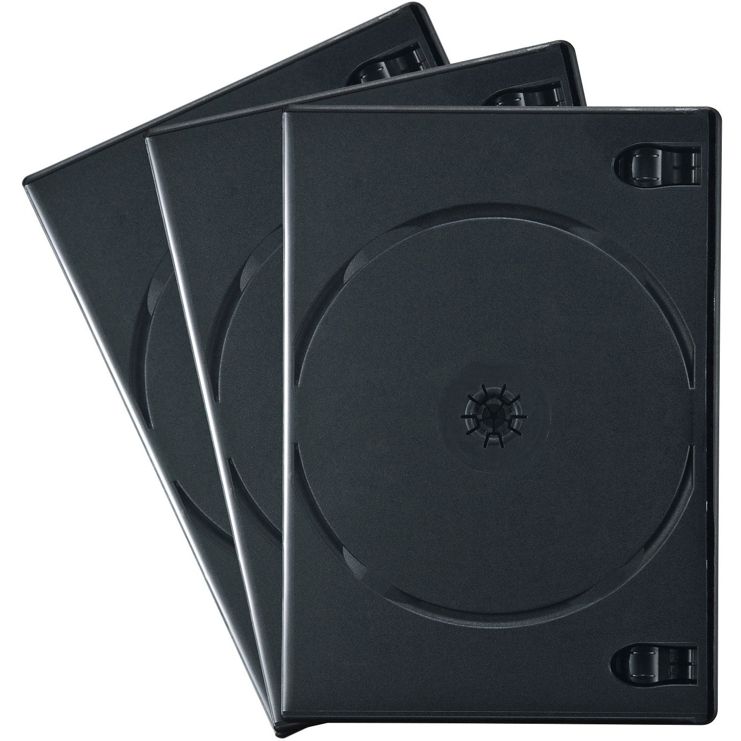 未使用品　DVD空ケース トールケース 黒 シングル180枚 Blu-ray SANWA SUPPLY DVDケース トールケース 2枚収納 100枚セット