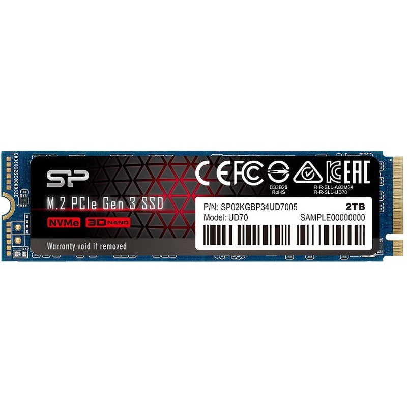 SP02KGBP34UD7005 SSD M.2 PCIe Gen3x4 準高速 1個 シリコンパワー 【通販サイトMonotaRO】